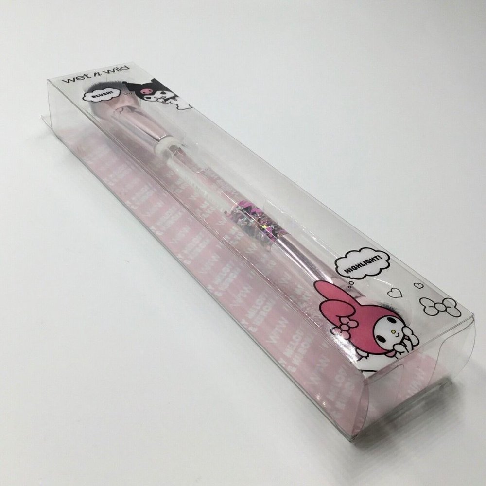 NIP My Melody & Kuromi Wet n Wild Blush & Highlight Brush LIMITED EDITION
